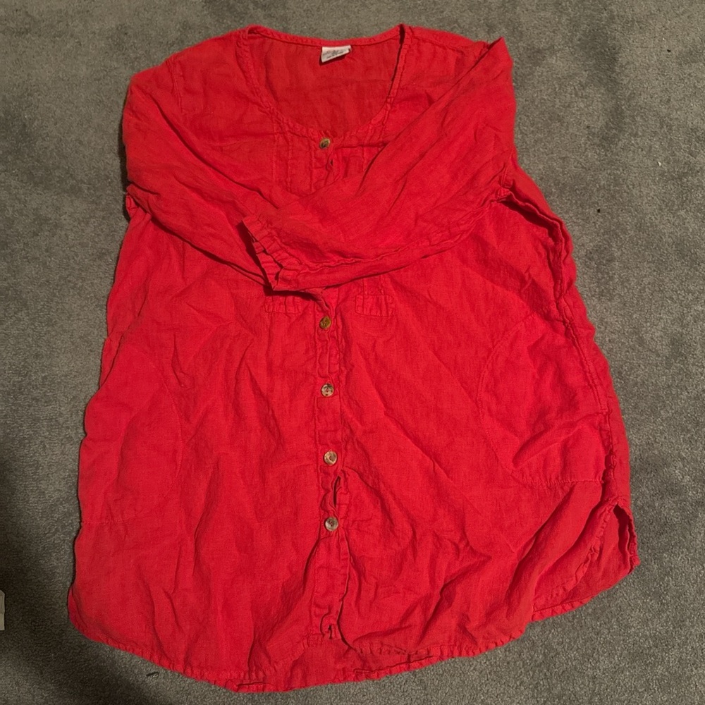 Button up CMC by Color Me Cotton blouse size XL